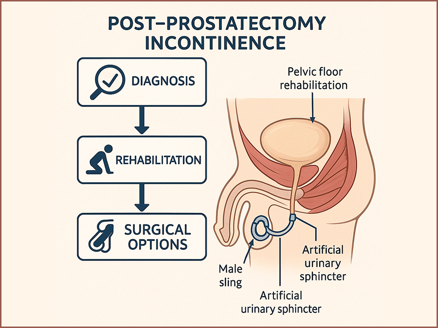 Post-Prostatectomy Incontinence: Risk Factors, Rehabilitation, and Surgical Options